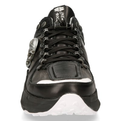 画像4: M-CHRONO005-S5 LUXOR NEGRO, NAPA BLANCA, BOX PLANE, PITONE NEGRO, SPIDER NEGRO Y BLANCO