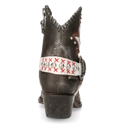 画像6: M-WSTM004-S2 TIBERIO NEGRO + BLANCO ( MOTLEY )