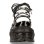 画像4: M-106-S119 CHAROL NEGRO ARRUGADO, NAPA BLANCA, TANK NEGRO SIN HERRAJES