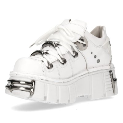 画像5: M-120N-S24 NAPA BLANCA, TOWER BLANCO ACERO + lateral + puntera + trasera