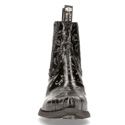 画像4: M.7953-S21 VINTAGE FLOWER NEGRO, WEST NEGRO-ACERO T.ACERO