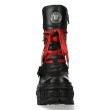 画像4: M-WALL028B-C1 CRUST NEGRO, TANK CASCO NEGRO PINTADO 1, CORDON PLANO 665 / 160 CM ROJO - letras NEGRO SUBLIM. new rock + logo