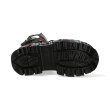 画像8: M-WALL028B-C1 CRUST NEGRO, TANK CASCO NEGRO PINTADO 1, CORDON PLANO 665 / 160 CM ROJO - letras NEGRO SUBLIM. new rock + logo