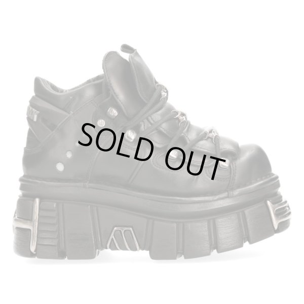 画像2: M-106-S112 NOMADA NEGRO, TOWER NEGRO LATERAL E14 ACERO + lateral + puntera + trasera