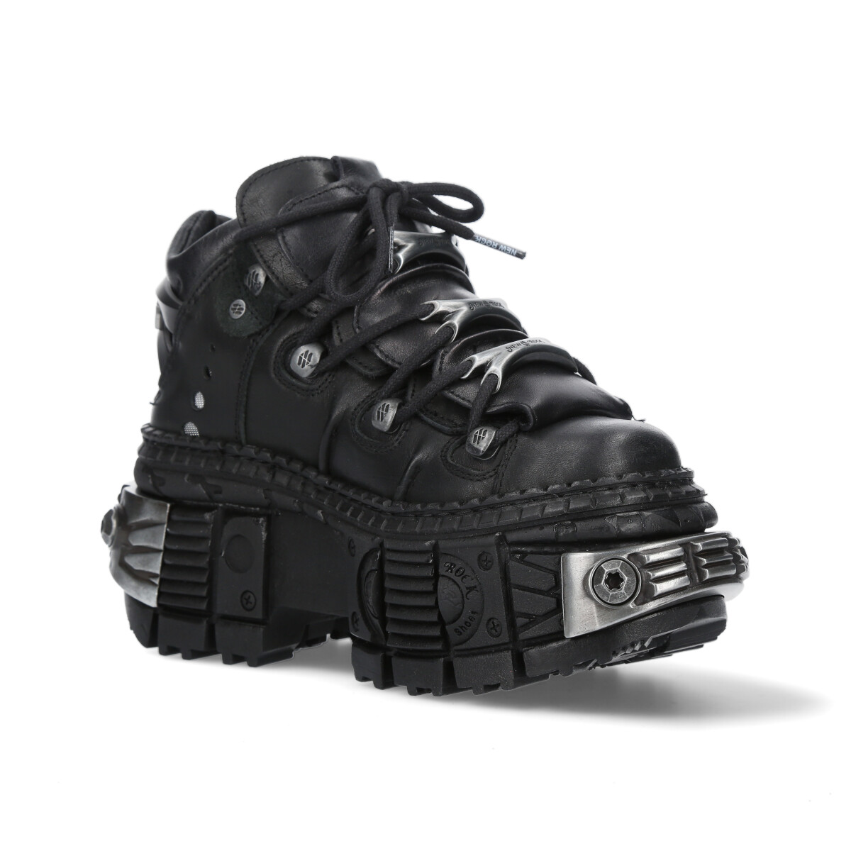 特典あり！NEWROCK M-BIOS106-S10 ★UPSスピード配送 ANKLE BOOT METALLIC M-106N-S16