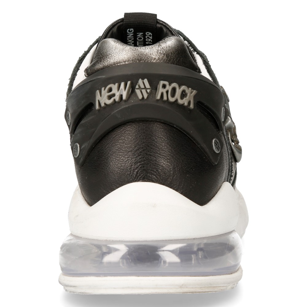 画像6: M-CHRONO005-S7 LUXOR NEGRO, NAPA BLANCA, BOX PLANE, PITONE NEGRO, XL PARSHALL BLANCO