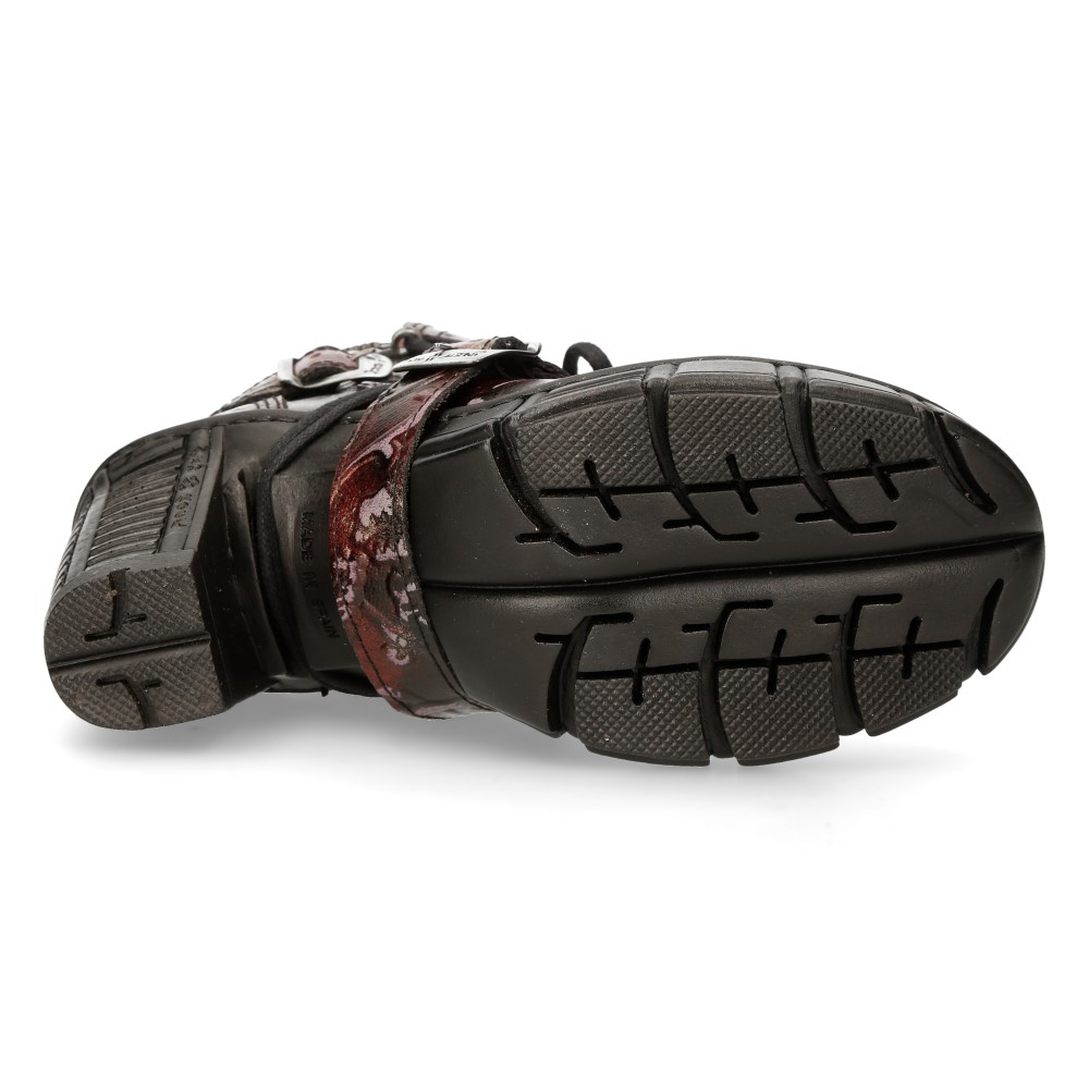 画像7: M-TRCASCO004-S3 ECO VEGAN VINTAGE FLOWER ROJO, TR CASCO NEGRO